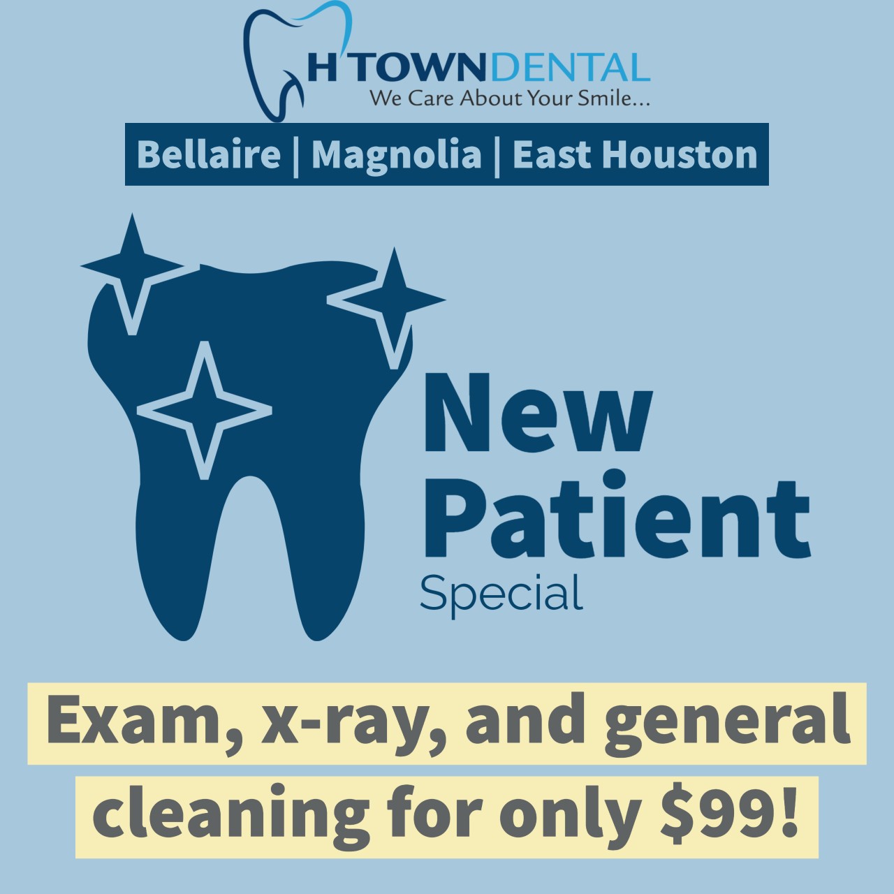 Promotion for new dental patients